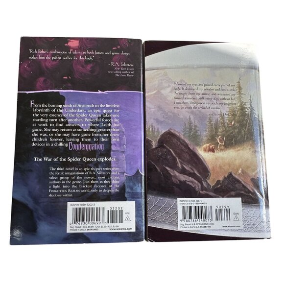 Forgotten Realms Paperback Set of 2 Books Condemnation & Sojourn - Picture 2 of 6